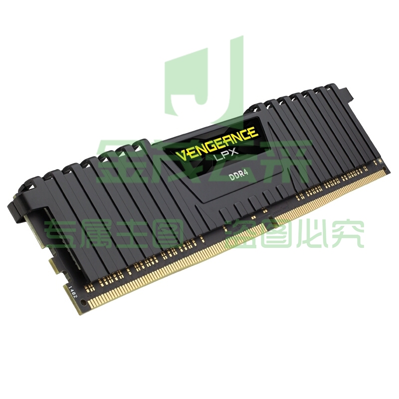 美商海盗船(USCORSAIR)DDR4 3200 8GB 台式机内存条 复仇者LPX系列 游戏型  TJHX04101127513510