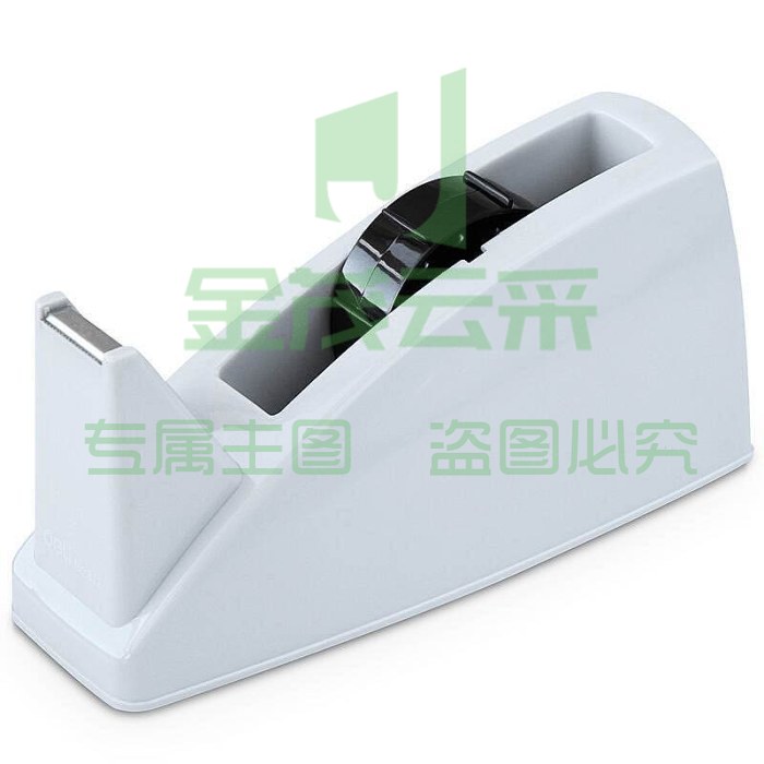 得力812大号胶带座蓝色-白色GDSM