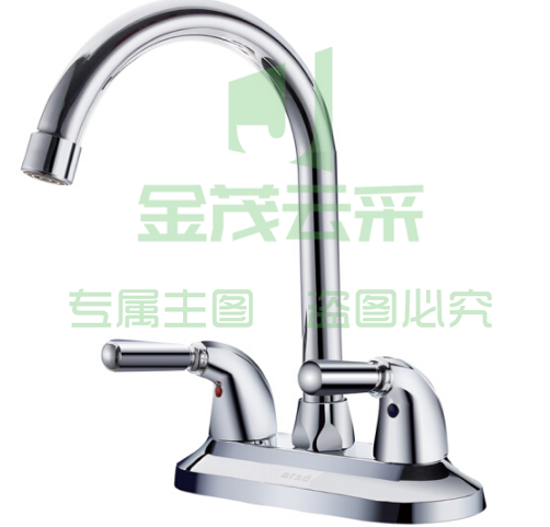 全铜双孔面盆水咀	特沐2298