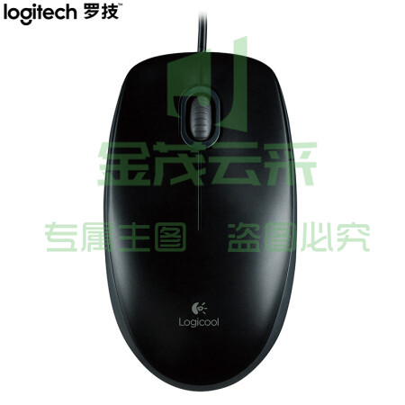 罗技(Logitech)M100r 鼠标 有线鼠标 办公鼠标 对称鼠标 大手鼠标 黑色