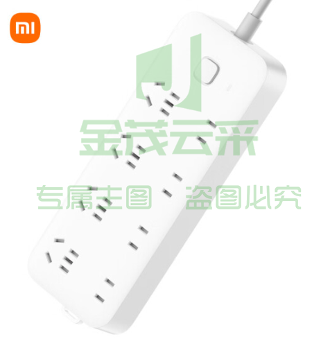 小米(MI)  插线板8位总控版插排插座拖线板插板接线板一转多插座多用插座扩展全长3m