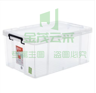 禧天龙(Citylong) 6032 58L 塑料收纳箱抗压储物箱环保特厚整理箱 透明