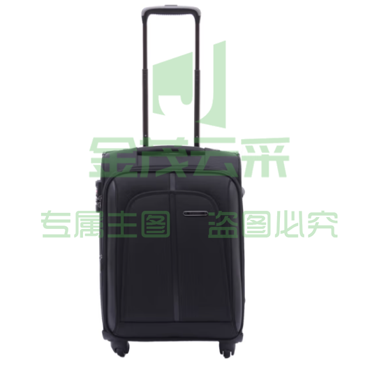 Diplomat外交官DEF-1551A行李箱商务万向轮可登机拉杆箱旅行箱 黑色18英寸