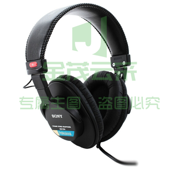 索尼（SONY） MDR7506 监听耳机 HIFI头戴式 游戏 听歌 录音专业降噪有线耳机