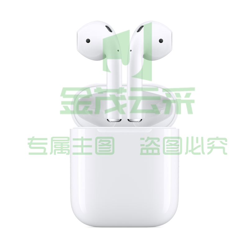 苹果 Apple 无线蓝牙耳机 MV7N2CH/A AirPods二代 有线充电 (白色)  货号：LJ
