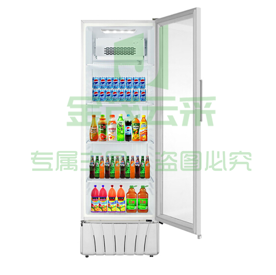 海尔（Haier）SC-412 大容积玻璃冷藏商用立式啤酒饮料展示柜冷柜