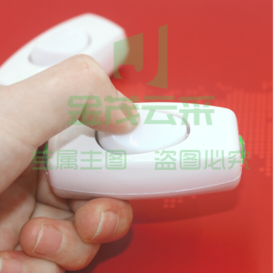 床头开关 手捏按钮船型 按键单开接线 台灯灯泡电扇开关床灯线控手捏电源