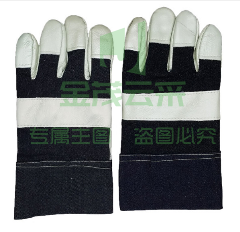 巨联牛一皮海员劳保手套
