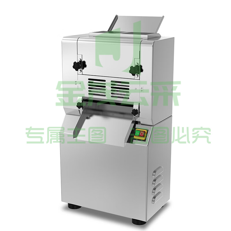 乐创（lecon）压面机商用电动大型不锈钢皮面压饺子皮压面条机厚度可调高速出面LC-300 SKU：YDKJ09705