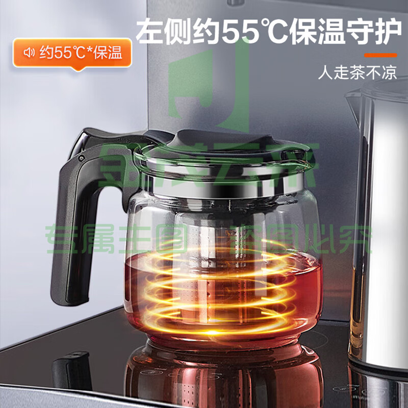 苏泊尔（SUPOR）茶吧机 家用饮水机 遥控智能背板下置水桶全自动自主控温立式多功能泡茶机 CBJ22 SKU：YDKJ09670