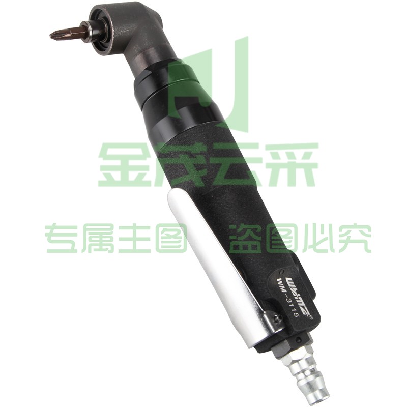 威马牌气动工具系列（WYMA） 台湾威马牌汽动木工风批气动工业级螺丝刀工具气批直角弯头起子 【弯头】 WM-3115