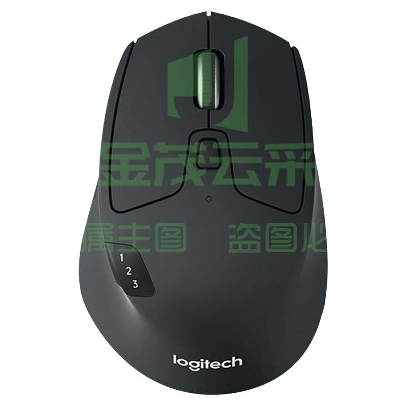 罗技（Logitech） M720 蓝牙优联双模家用办公无线鼠标 右手鼠标 大手鼠标 企业采购 黑色