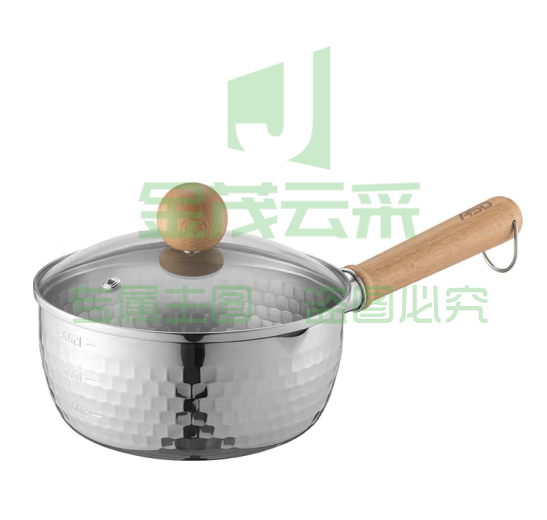 爱仕达(ASD)奶锅不锈钢雪平锅18CM双侧锅身流嘴小奶锅电磁炉通用汤锅NS18D1WG