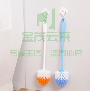 圆头马桶刷 长柄清洁刷 颜色随机发