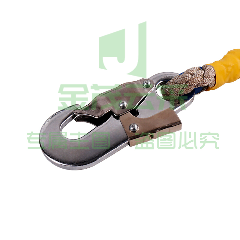  援邦高空作业安全带专用腰带安全绳电工腰带防坠落 外施工保险带上身腰带挂带吊带 自锁器带绳钩（20mm ）