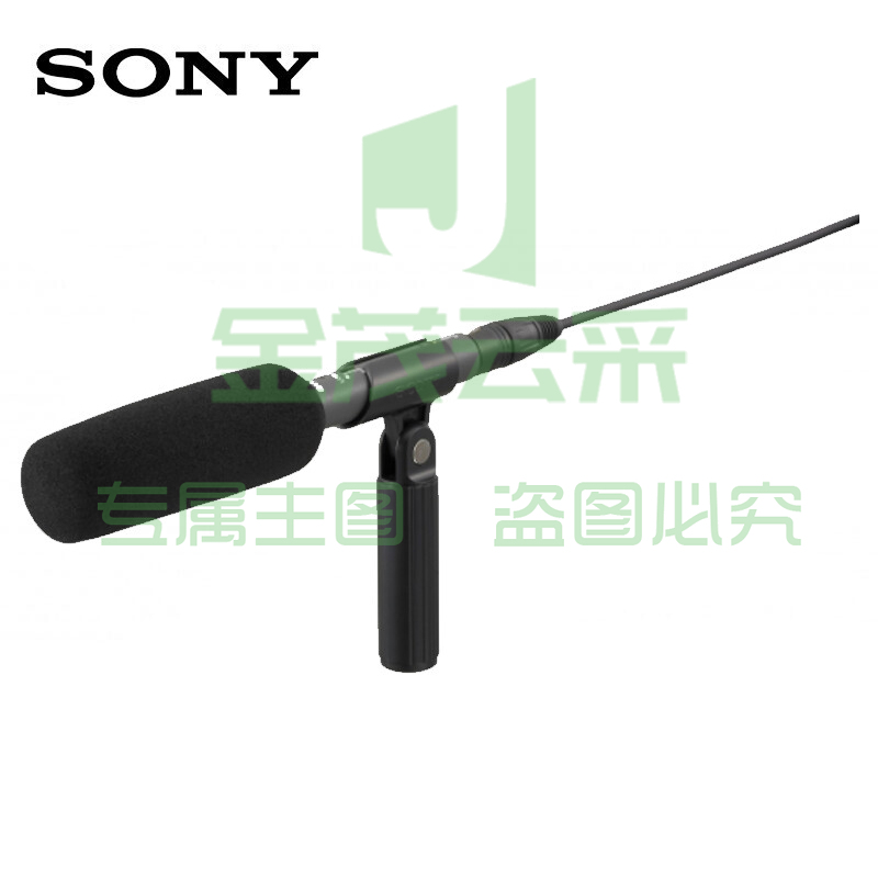 索尼（SONY）ECM-673 短枪式驻极体电容麦克风 XLR卡农口专业摄像机麦克风