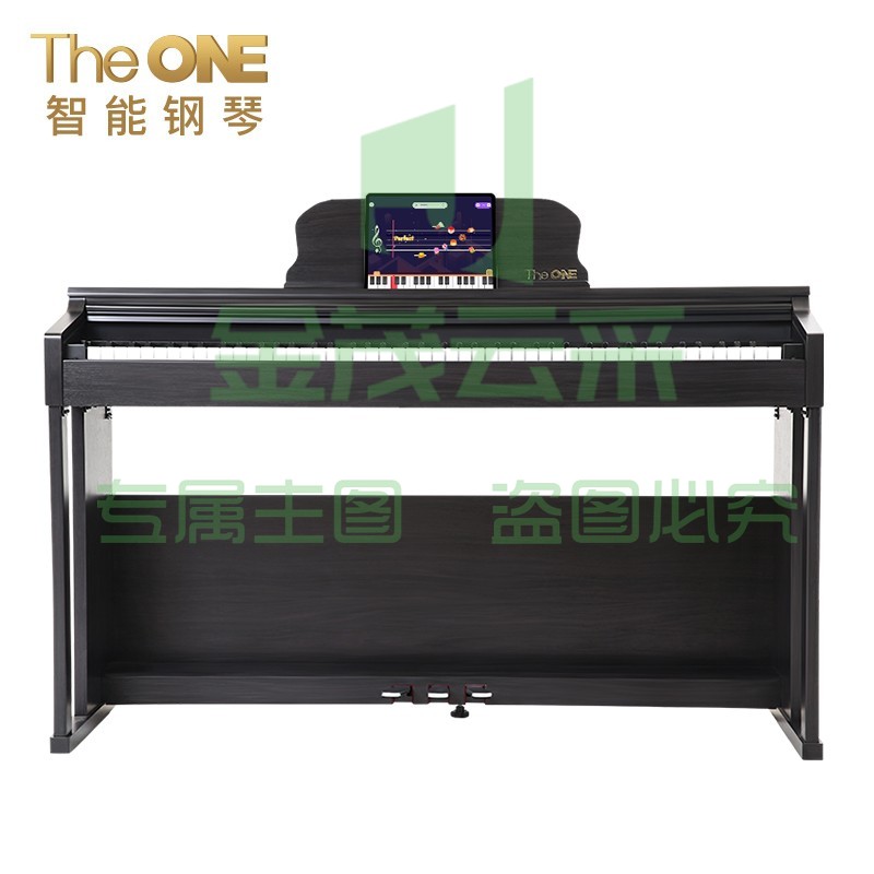  壹枱（The ONE）智能电钢琴 88键重锤数码电子钢琴 儿童初学成人考级 PLAY黑色