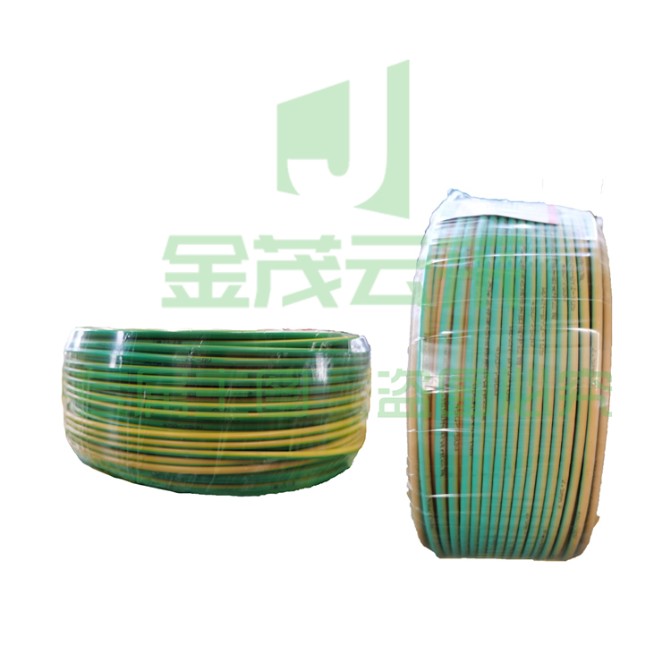 津达 WDZ-BYJ-双色4平方 100/盘 电缆  低烟无卤塑铜线