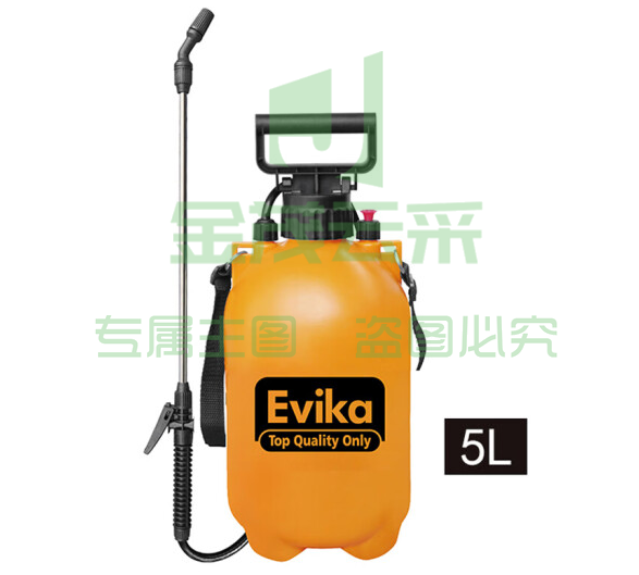 盛方拓 5q手动气压式喷雾器 5L园艺浇花洗车喷壶农用喷洒打药机 Q版