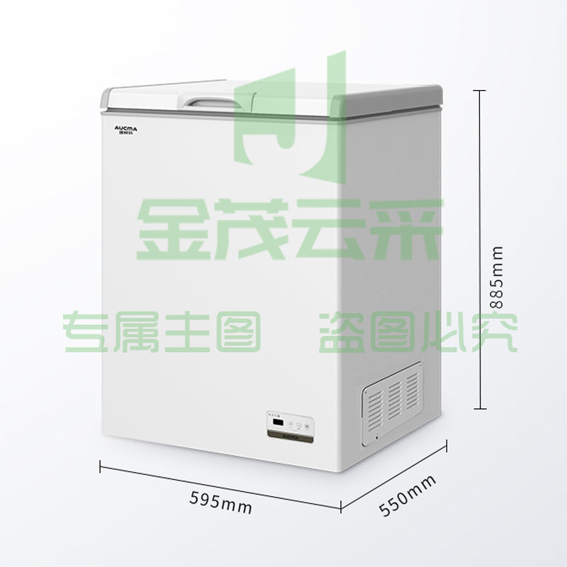 澳柯玛 （AUCMA） 100升小冷柜 商用风冷无霜母乳冰柜 冷藏冷冻转换卧式顶开门冰箱 BC/BD-100WHNE