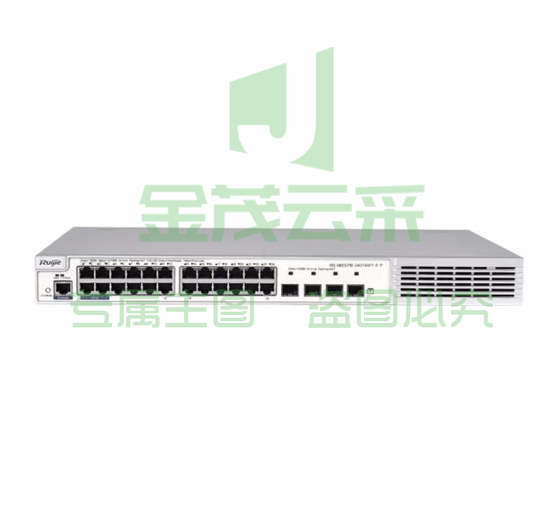 锐捷(Ruijie)RG-NBS5710-24GT4SFP-E-P 24口千兆POE交换机三层网管核心 企业级光口上联 poe功率370w