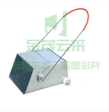 巨联(JULIAN)环卫铁垃圾铲带轮铁簸箕户外垃圾斗保洁铁簸箕铁背斗