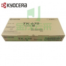 京瓷(KYOCERA)TK-678 原装黑色墨粉盒(适用于KM-2540/3040/2560/3060/TA300i机型)约24000页
