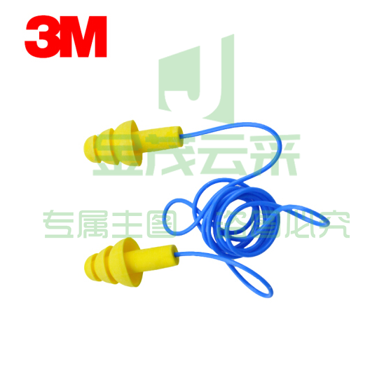 3M 降噪耳塞 340-4004防噪声耳塞 射击防护耳塞