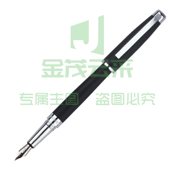 英雄（HERO）钢笔 1710格林纹理黑色铱金钢笔办公墨水笔 (zhyghf_23099562)