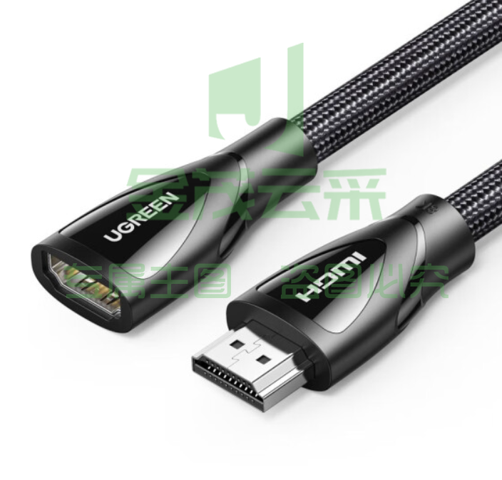 绿联 HD158 HDMI延长线公对母 8K数字高清线 3D视频线 1米60631  TJHX05221040117646