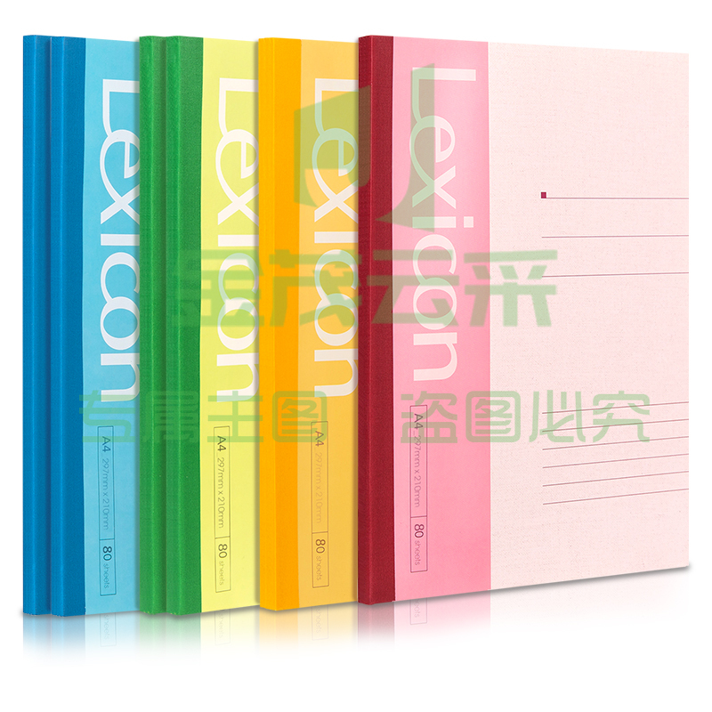 得力/deli 办公无线装订本7659-80张-A4(下单备注颜色)