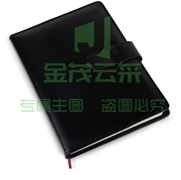 得力（deli）7946 皮面笔记本25k 120页商务带扣皮