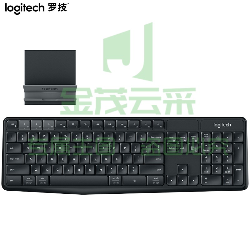 罗技(Logitech)K375s 键盘 无线蓝牙键盘  办公键盘 安静输入 优联 全尺寸多屏 黑色  (XTGM202307211318410)
