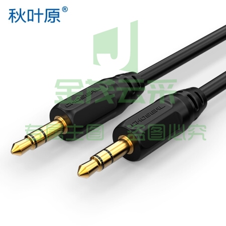 秋叶原(CHOSEAL)QS3210AT10 音频线 3.5对3.5 汽车AUX线 10米