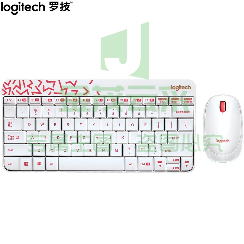 罗技(Logitech)MK240  Nano 键鼠套装 无线键鼠套装 办公键鼠套装 白色 带无线2.4G接收器  (XTGM2023072113183212)
