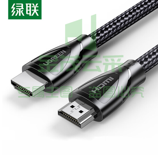 绿联 HDMI线2.1版 8K数字3D高清视频线4K120Hz 支持笔记本电脑接144Hz电视投影仪 1米80401