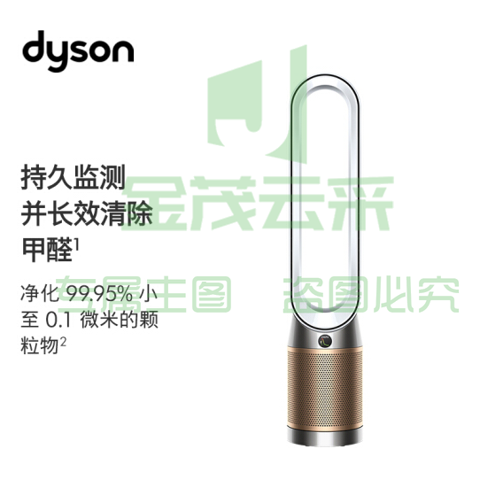 戴森 DYSON TP09 除菌除甲醛空气净化风扇 整屋循环净化 兼具空气净化器功能白金色
