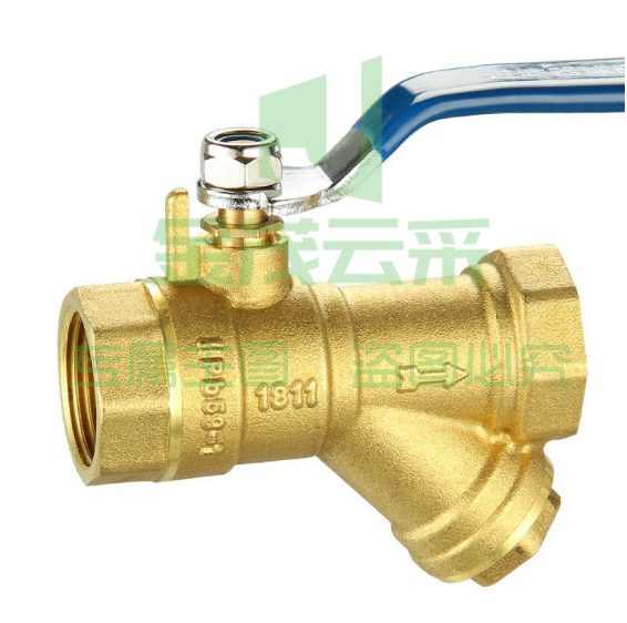 巨联 黄铜过滤球阀  1.5寸 货号：ZF