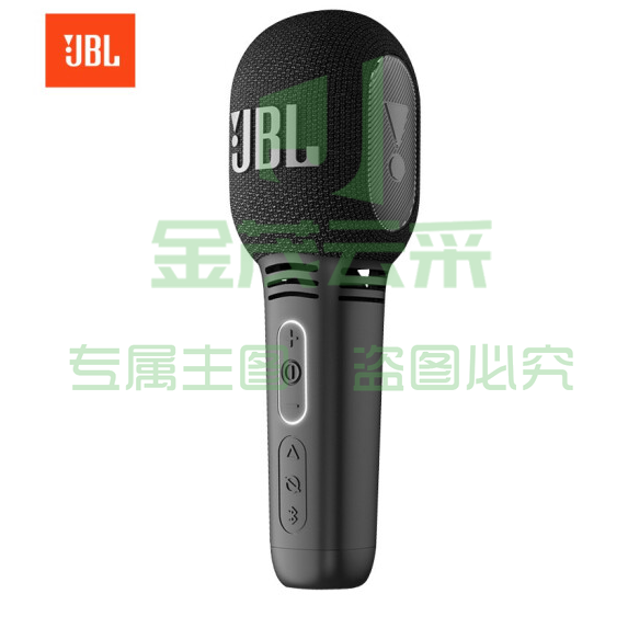 JBL KMC300 蓝牙无线麦克风 全民K歌话筒音响音箱一体麦克风 黑色