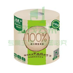 洁柔低白度卫生卷纸 MJ003-01 101*138mm 四层 150g/卷 12卷/提 6提/箱