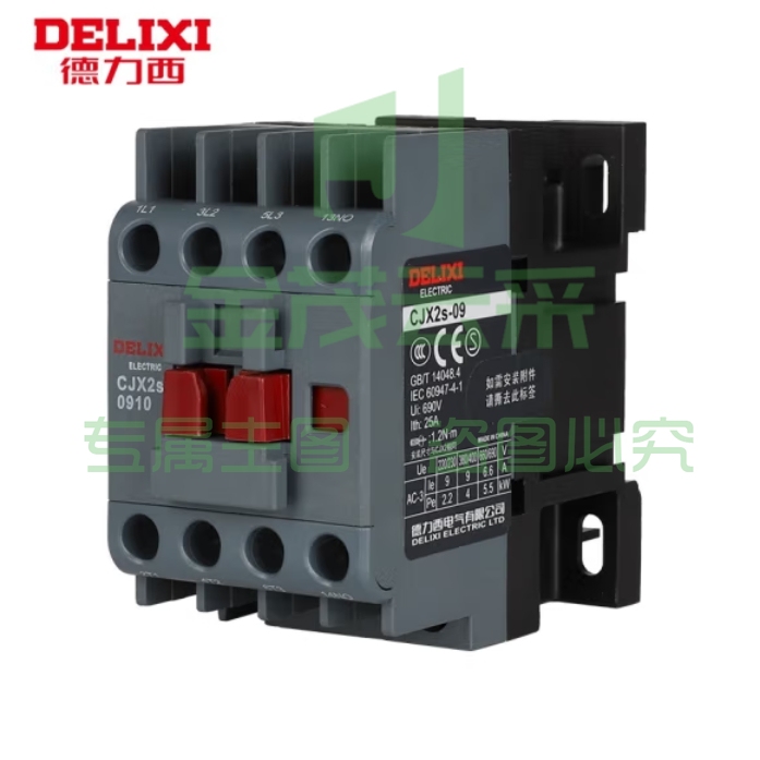 德力西 CJX2S-0910 交流接触器 110V