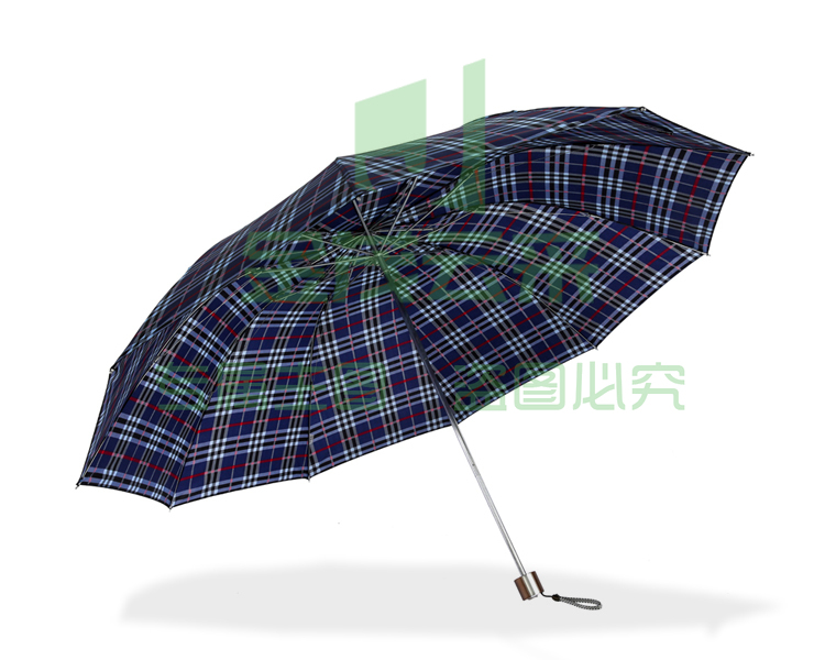 【京东超市】天堂伞 特大加固三折全钢晴雨伞3309E格016兰格-京东