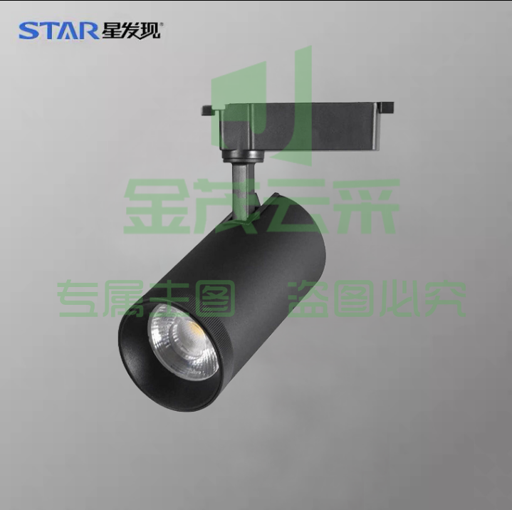星发现   青春S20系列LED导轨射灯   XFX-C2006-10B  货号：LJ