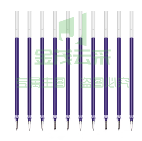 斑马牌（ZEBRA）中性笔芯（适用于JJ1/JJ4/JJ100）0.5mm啫喱笔替芯 水笔芯 C-RJAH5 蓝色 10支装 (zhyghf_23099066)