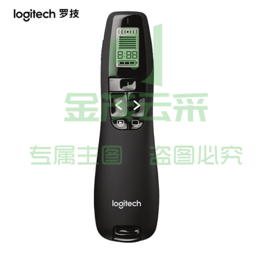 罗技R800 无线演示器 翻页笔 演示笔（激光笔） 黑色