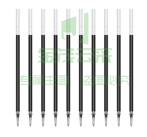 斑马牌（ZEBRA）中性笔芯（适用于JJ1/JJ4/JJ100）0.5mm啫喱笔替芯 水笔芯 C-RJAH5 黑色 10支装 (zhyghf_23099065)