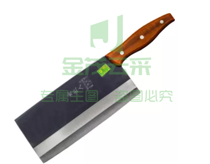 金立人 菜刀 桑刀  木柄 不锈钢桑刀 单刀不锈钢厨师专用切片刀