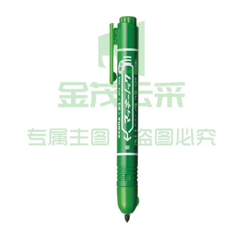 斑马牌（ZEBRA）按动记号笔 油性彩色标记笔/物流大头笔/签字笔 P-YYSS6 绿色 (zhyghf_23099236)