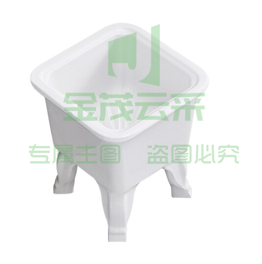 陶瓷拖把池  墩布清洗盆   400*400*430mm  货号：JC