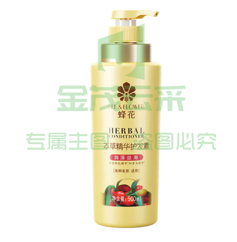 蜂花 本草精华护发素润发乳500ml修护干枯烫染受损毛糙补水顺滑女男士 (zhyghf_23096356)